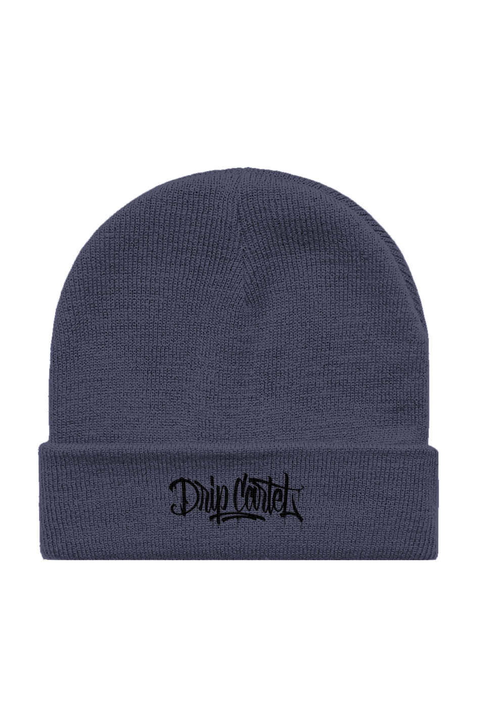 🔥 Drip Cartel Black-On-Black Cuff Beanie
